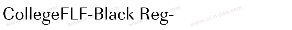 CollegeFLF-Black Reg字体转换